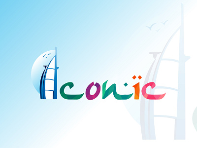 Iconic Logo @cretivelogo cartoon character design illustration illustrator logo designs logodesign mascotlogo minimal typography vector