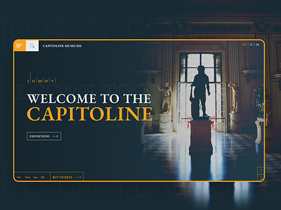 Capitoline Museums | Redesign capitoline capitolini design museum museums uidesign uxdesign