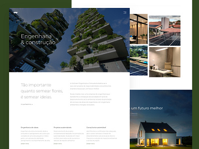 Go Green Engenharia engenharia landing page marvel marvelapp page design sketch sketchapp technology ui ui design ux ux design