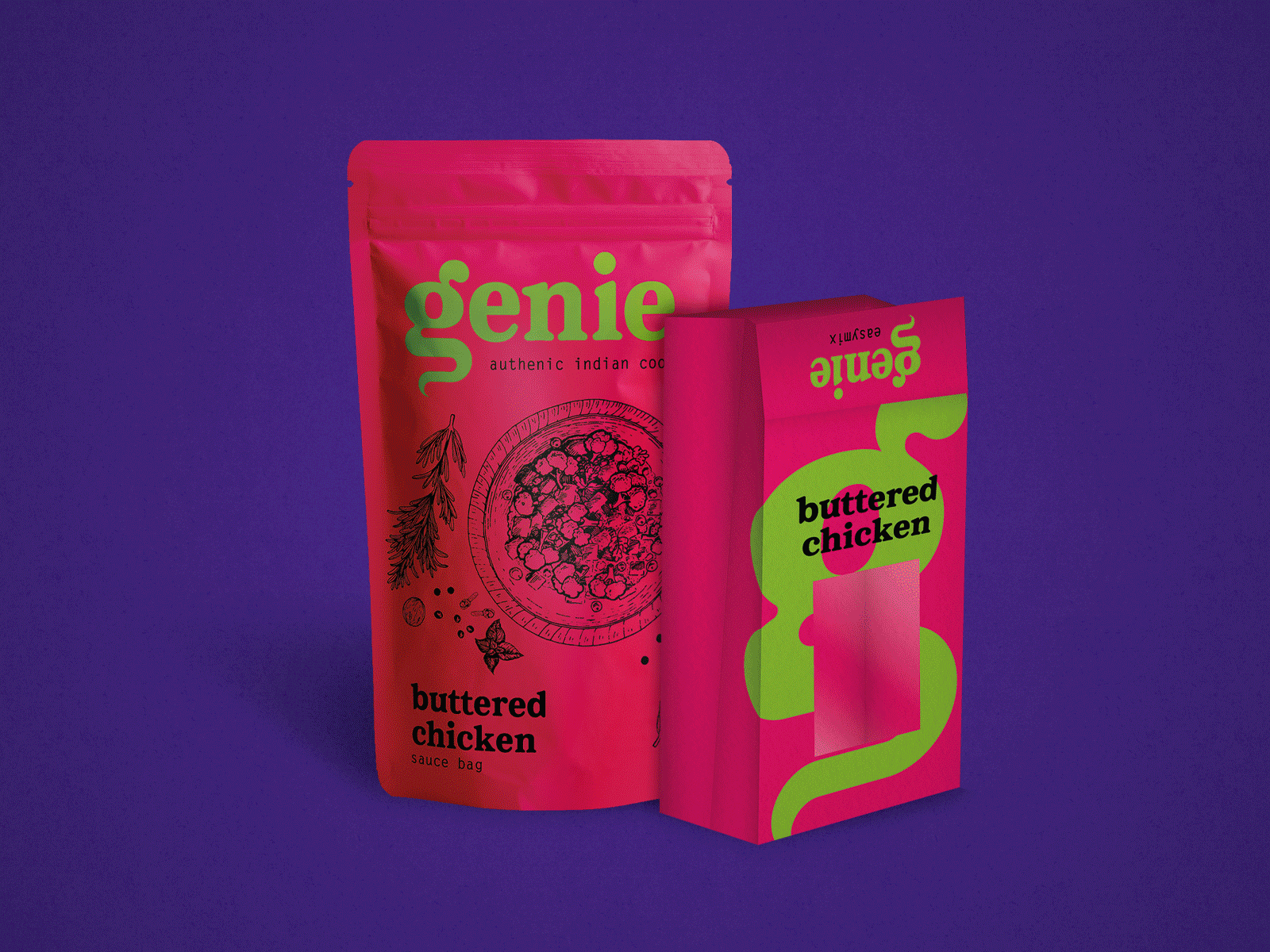 Genie - Street Food Branding
