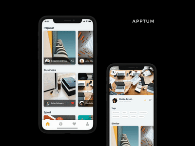 Stock Photo Mobile App Animation