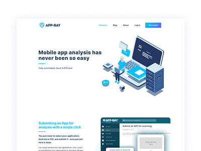 Features page design for a cybersecurity company app branding cyber cybersecurity features features page interaction animation isometric isometric design security ui uidesign ux uxdesign webdesign