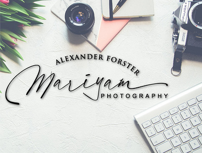 Handwriting Style Logo brandlogo businesslogo companylogo design fashion logo handwriting font logo design minimalist logo photography photography logo professionallogo vector