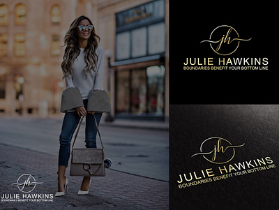 Fashion Brand Logo Design| | JH Logo brand identity brand identity branding fashion fashion logo feminine logo logotype luxury branding luxury logo luxury logo design modern modern logo professional logo professional logo design typography wordmark