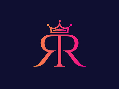 RR Crown Logo Design