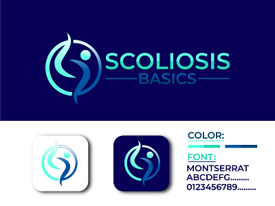 Scoliosis Basics | Modern Logo Design  | Logo & Brand Identity