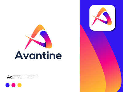 Avantine | Letter A | modern Logo Design