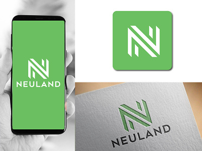 Neuland Logo | N Monogram Logo Design brand logo branding business logo creative logo design logo logo design logos logotype minimalist logo modern logo monogram logo n n logo
