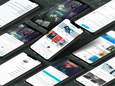 Iranketab App app design ui ux