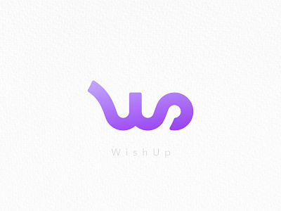 WishUp app design icon illustration logo
