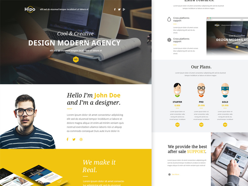 Hipo Email Template by TARIK NACHAT on Dribbble