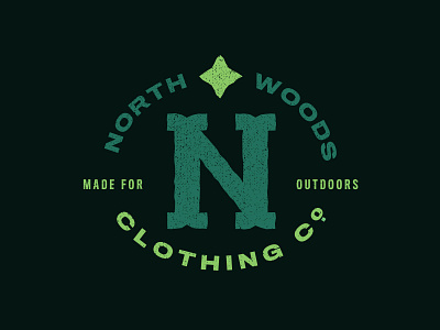 Northwoods Clothing Co. Mark exploration branding branding identity north northwoods