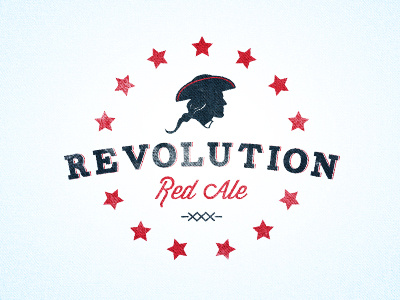 Land of the Free Brewing Co. Revolution Red Ale idenity