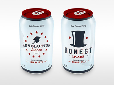 Land of the Free Brewing Co. packaging