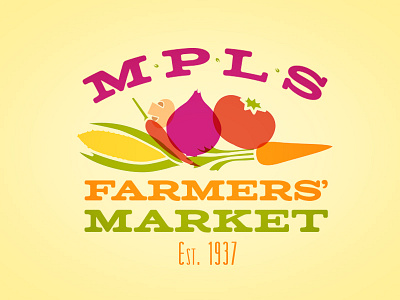 Minneapolis Farmers' Market Logo buy local eat healthy farmers market
