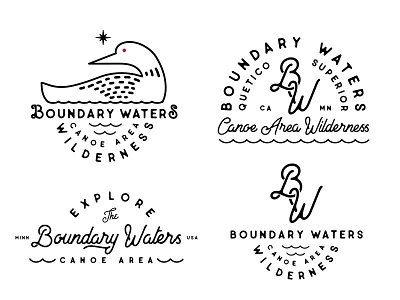 Boundary Waters Canoe Area designs bwca bwcaw nature vintage wilderness