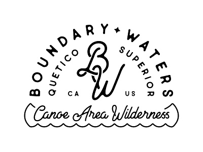 Boundary Waters type mark