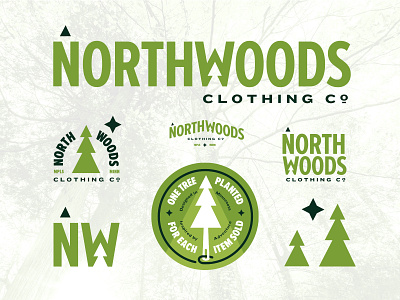 Northwoods Clothing Co. identity