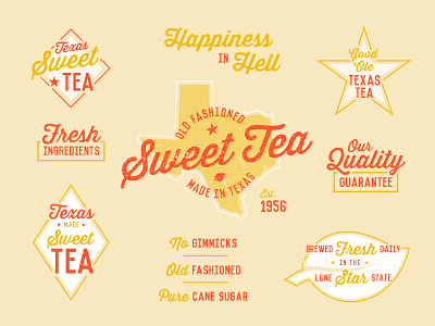 Old Fashioned Texas Sweet Tea sweet tea tea texas type vintage