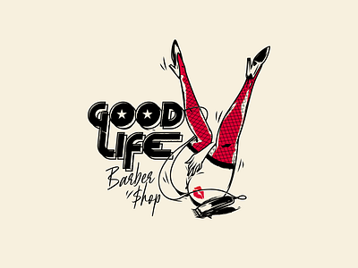 Goodlife Ilustration 💈 apparel apparelbrand barbershop brand clothingline design illustration legs merchdesign streetwear typography vector