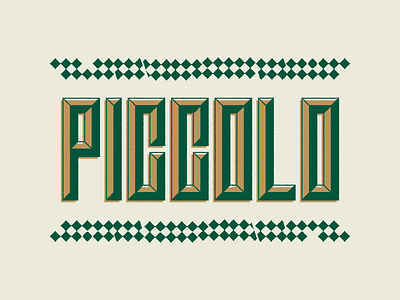Piccolo Stamp 🍕 brand branding design graphic design identity illustration merchdesign pizza stamp typography vector