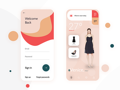 Outfit Suggestion Weather App By Daniele Lanzetta On Dribbble