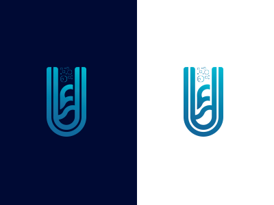 Al Maa logo logotype typography water