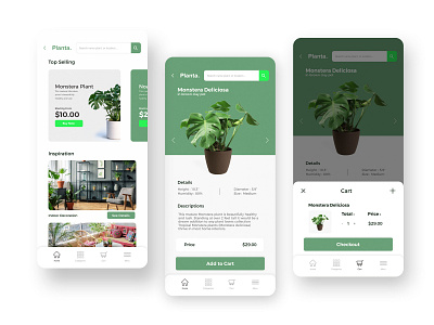 Plant App - Mobile App Design