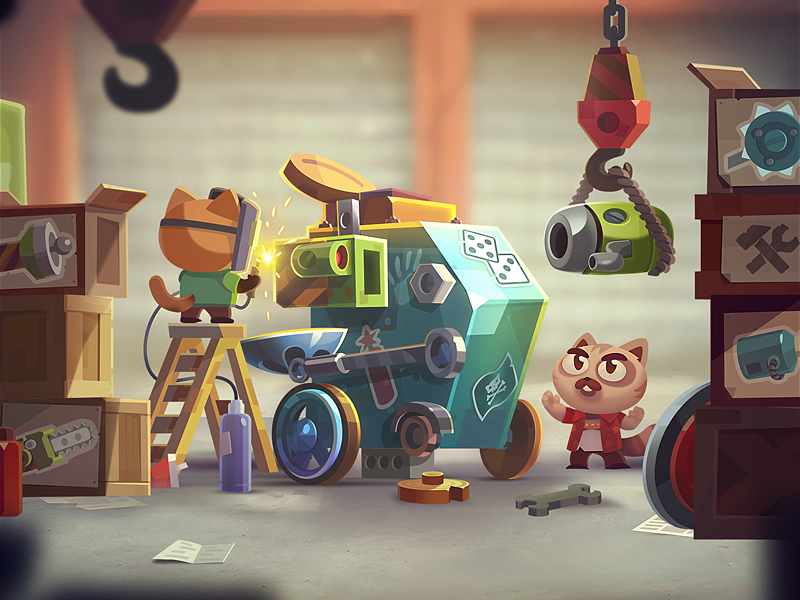 C.A.T.S. promo banner 2 by Sergey Kostik on Dribbble