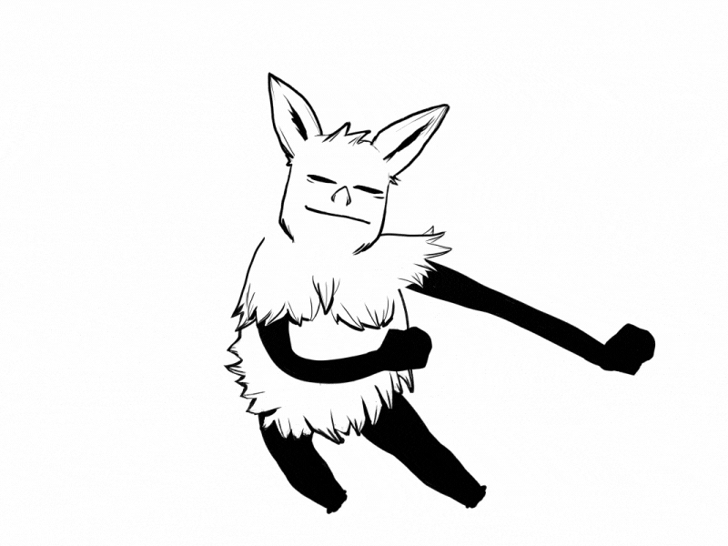 Monster 1 anim 1 dribbble