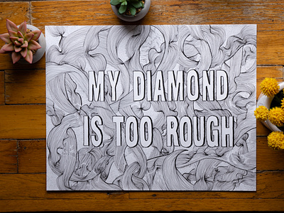 My Diamond Is Too Rough line my diamond is too rough palkev pen pen and ink sketchbook song lyrics