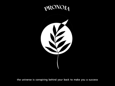 Pronoia black and white digital digital art make in isolation make something everyday personal project procreate pronoia