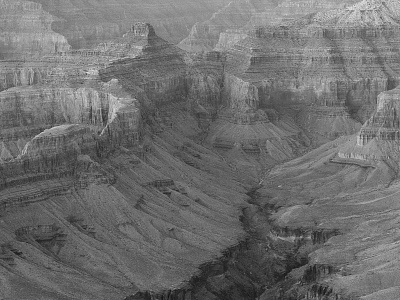 Grand Canyon az black and white lines photo photography