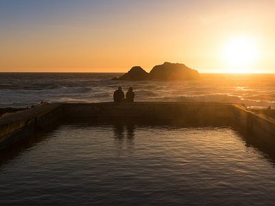 Sutro Baths, San Francisco baths pacific photography san francisco sunset sutro