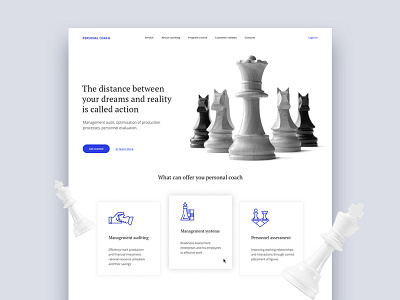 Landing Page. UI.