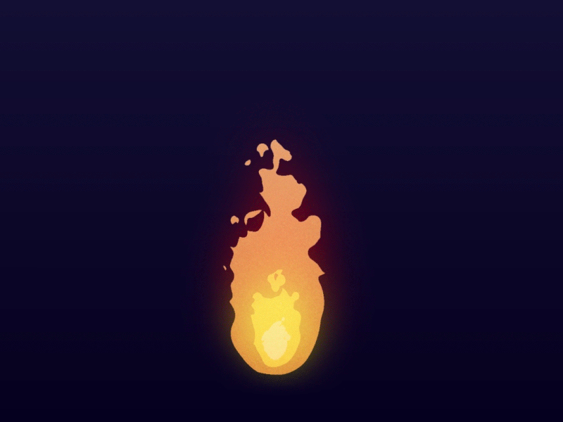 Flame burn effect fire flame motion graphics particle special effects