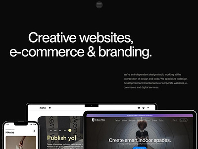 Client • Studio web design webdesign website
