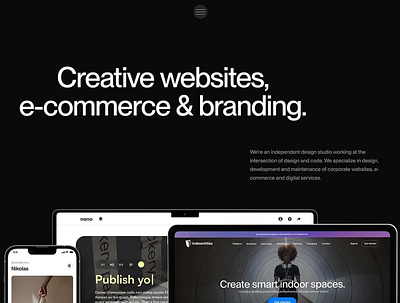 Client • Studio web design webdesign website