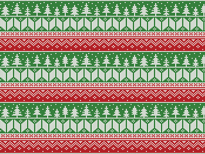 My Favorite Holiday adobe adobe illustration adobe illustrator christmas christmas jumper pattern christmas pattern design designchallenge holiday holidays illustration jumper pattern knit pattern pattern red and green sweater sweater pattern trees vector vector design