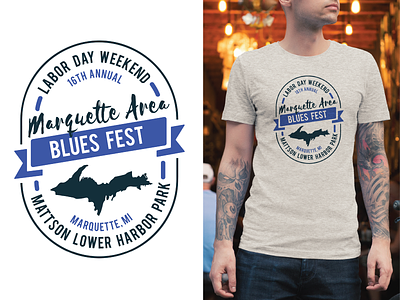 Marquette Blues Fest Logo