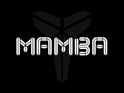 "Mamba" Type Experiment adobe art branding design font font design illustration illustrator logo type type art typeface typography vector