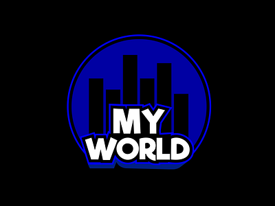"My World" Graphic adobe art branding clothing design graphic graphic design illustrator my world type vector