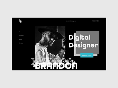 Designer Portfolio - UI/UX animation app concept design portfolio sketch ui ui design ux web website