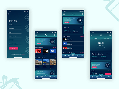 "MyGyfts" Mobile App UI/UX