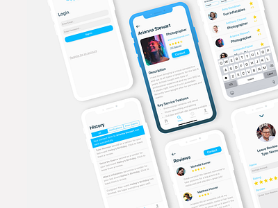 LoFind -  UI/UX Native Mobile App Designs