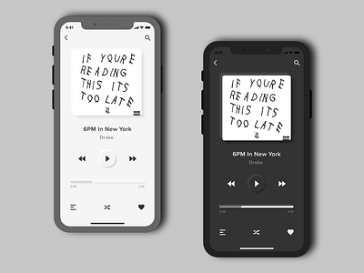 Music Player - UI Design