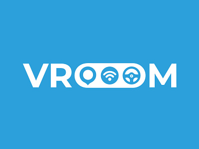 Vroom - Driverless Car Logo