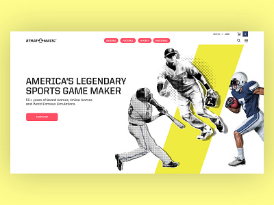 Sports Gaming Website Landing Page