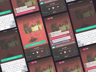 Music Player Livestreaming App