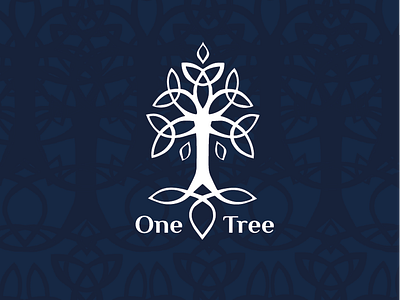 One Tree Logo Design branding illustrator logo logo design logodesign tree vector web design